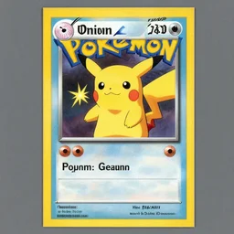 onion pokemon card from 1940