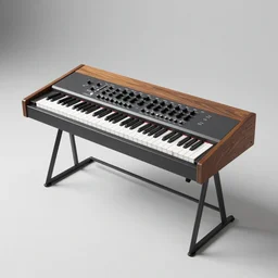 dezeen photo of synthesizers made by Ludwig Mies van der Rohe, octane render, high quality
