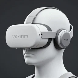 virtualreality skirim head, high detail, 4 k, hd