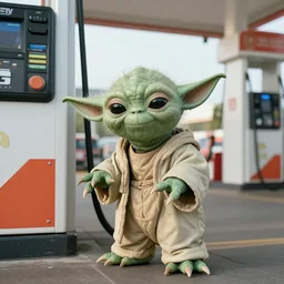 cctv footage of yoda robbing a gas station