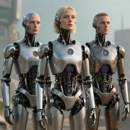 ai humanoids were perfect, they were never tired, they were never sick, they were never sad, they were never happy. sci - fi, highly detailed, photorealistic, 8 k, illustration, by beksinski and rutkowski, octane render, unreal engine 5, artstation hd, deviantart, by greg rutkowski, artgem