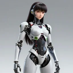 highly detailed portrait of mechanistic motoko kusanagi android in xenosaga, stephen bliss, unreal engine, fantasy art by greg rutkowski, loish, rhads, ferdinand knab, makoto shinkai and lois van baarle, ilya kuvshinov, rossdraws, tom bagshaw, global illumination, radiant light. intricate environment.