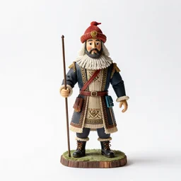 scandinavian marionette, studio product photography, isolated on a pure white background, centered, entire object in frame, sharp focus, soft studio lighting