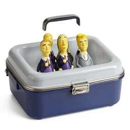 a vintage addams family lunchbox