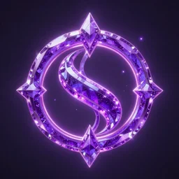 purple powerful magic mana symbol, crystal helix cyber structure, epic legends game icon, stylized digital illustration, radiating, a glowing aura, global illumination, ray tracing, hdr, unreal engine, octane render, trending on arstation, by ian pesty and katarzyna bek - chmiel