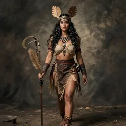 photo of medieval tribal warrior ultra realistic, cinematic, full shot,