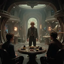 stanley kubrick cinematography, cosmic horror, psychedelic horror, high plains drifter, ornate highly detailed space station interior, horror, atmospheric haze, film. film still, 1 6 mm cinematography. todd hido, gregory crewdson