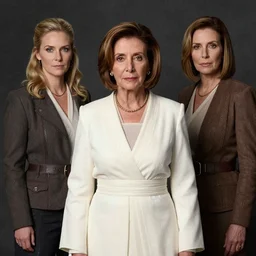 nancy pelosi as princess leia in star wars, by magali villeneuve and william bouguereau