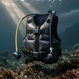 bulletproof vest, diving equipment, photography