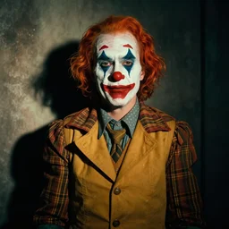 capitalist clown, annie lebowitz photography