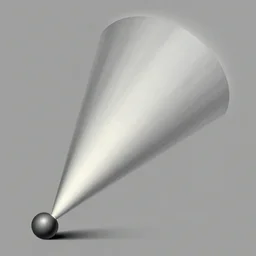 artwork of cherenkov cone