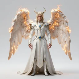 fantasy character portrait, seraph longcoat male warlock with burning angel wings, ultra realistic, wide angle, intricate details, aurora artifacts, sharp focus, highly detailed by peter mohrbacher, hajime sorayama, wayne barlowe, boris vallejo, aaron horkey, gaston bussiere, craig mullins