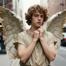 a detailed photograph of an angelino, in the style of humans of new york instagram