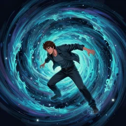 a beautiful picture of a man trapped in a vortex to a psychedelic dimension by steve ditko and greg rutkowski trending on artstation