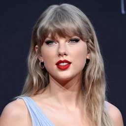 taylor swift with wrinkles and gray hair