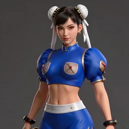 highly detailed portrait of gorgeous sexy idealized chun - li in detroit : become human, stephen bliss, 8 k, unreal engine, fantasy art by greg rutkowski, alphonse mucha, katsura masakazu, makoto shinkai, james gurney, satoshi kon, kyoto animation, global illumination, radiant light, detailed and intricate environment