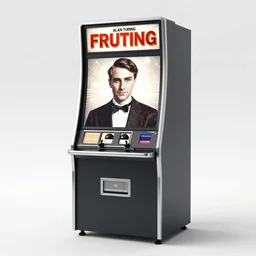 Alan Turing themed modern English fruit machine