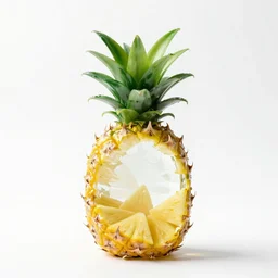 pineapple made of glass