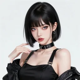 the portrait of an absurdly beautiful, graceful, sophisticated, fashionable cyberpunk gravure idol, an ultrafine hyperdetailed illustration by kim jung gi, irakli nadar, intricate linework, neon colors, porcelain skin, unreal engine 5 highly rendered, global illumination, radiant light, detailed and intricate environment