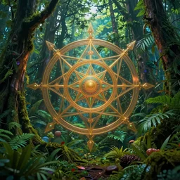 lush rainforest in wonderland dmt tripping, sacred geometry details, by jean giraud, coherent, psychedelic, hyper realism, high detail, vivid colors, octane render, unreal engine, 8 k, smooth gradients, high contrast, depth of field by jacek yerka