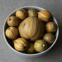 a bowl of strange fruit