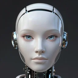 a magical robot head, artificial intelligence, highly detailed, digital painting, smooth, sharp, beautiful face, expressive eyes, art by greg rutkowski and alex gray