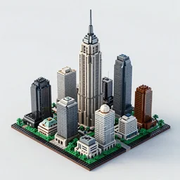 cyberpunk city made of Lego, 3D render, by MC Escher, realistic, intricate details