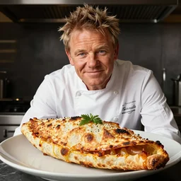 Gordon Ramsay is a Spam Calzone