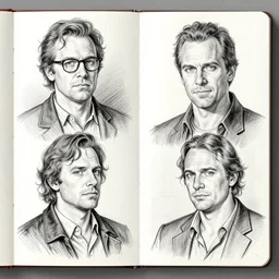 sketchbook pages todd solondz, magnificent, medium shot, details, sharp focus, elegant, highly detailed, illustration, by jordan grimmer and greg rutkowski, intricate, beautiful, trending artstation, pixiv, digital art