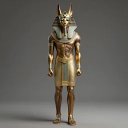 full body portrait of sobek egipcian god, intricate design, photorealistic, octane render, raytraced, ultra fine detailed, character design, trending on artstation