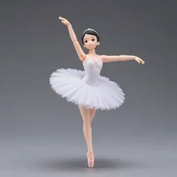 full body of mark e smith as a nendoroid ballerina doll, studio lighting, grey background, no shadow, trending on artstation, 8 k, highly detailed