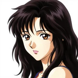 anime portrait of Alanis Morissette with wavy hair by Stanley Artgerm Lau, WLOP, Rossdraws, James Jean, Andrei Riabovitchev, Marc Simonetti, and Sakimichan, trending on artstation