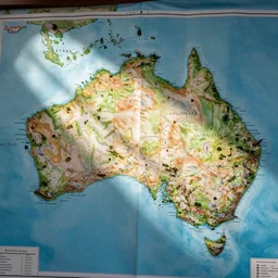 a treasure map of queensland australia