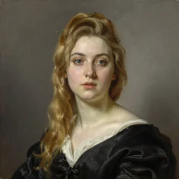 portrait of Annasophia Robb in bouguereau style