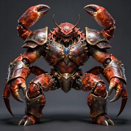 armoured warrior humanoid crab monster, symmetrical, highly detailed, digital art, crab themed armour, sharp focus, trending on art station, ambient lighting, berserk, kentaro miura manga art style