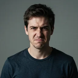 ugly man looking into your soul