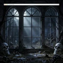 spooky graveyard windows xp screensaver