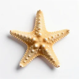 adorable starfish, professional studio photo, full body, isolated on a pure white background, centered, entire subject in frame, sharp focus, soft studio lighting