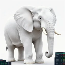 vhas footage with data in corner, giant elephant wearing white custom made american spacesuit with oversized giant helmet as astronaut animal, in legnica, sunrise, by vhs camcoder