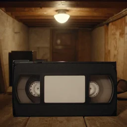 vhs footage of a grandparents basement