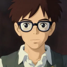 portrait of a stunningly beautiful nerd, thick glasses, wearing an unbutton shirt, greg manchess painting by sargent and leyendecker, studio ghibli fantasy close - up shot asymmetrical intricate elegant matte painting illustration, by greg rutkowski by greg tocchini by james gilleard