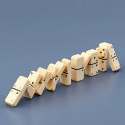 domino effect of bad decisions in development digital art