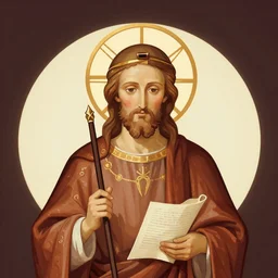 an icon of Saint Christopher