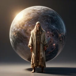 3 d render of a shaman, sunlight study, the universe is a spheroid region 7 0 5 meters in diameter, art nouveau, by jan davidz de heem and ( ( ( ( ( lisa frank ) ) ) ) ), 8 k, sharp focus, octane render