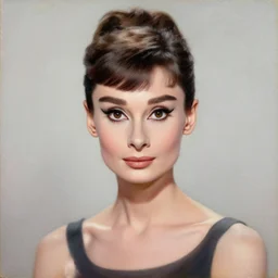 audrey hepburn portrait, full of grace, very detailed and realistic oil painting, by artgerm and greg rutkowski and alphonse mucha