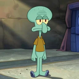 Matthew McConaughey in the style of Handsome Squidward meme