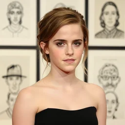 emma watson by Hebru Brantley by Richard Schmid by Jeremy Lipking by moebius by atey ghailan