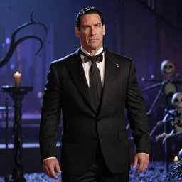 john cena starring in nightmare before christmas movie, movie still photo, 8 k,