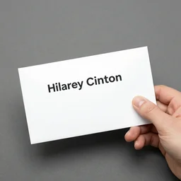 Hilary Clinton sending an email