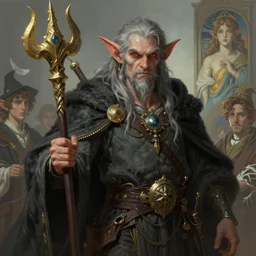 beautiful goblin sorcerer, highly detailed, digital painting, artstation, sharp focus, illustration, art by tan zi and ayanamikodon and alphonse mucha and wlop
